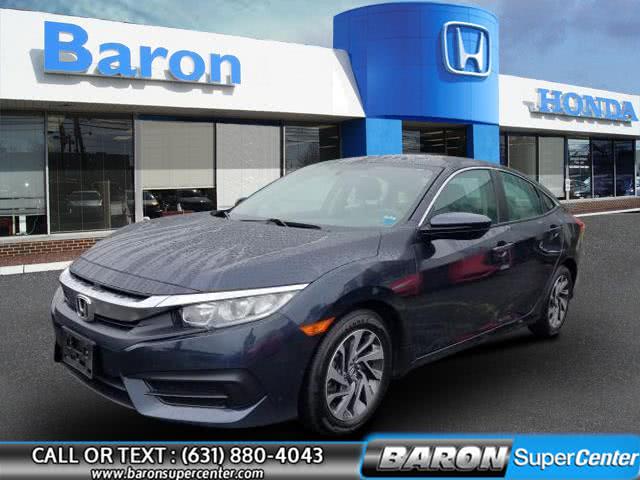 2018 Honda Civic Sedan EX CVT, available for sale in Patchogue, New York | Baron Supercenter. Patchogue, New York