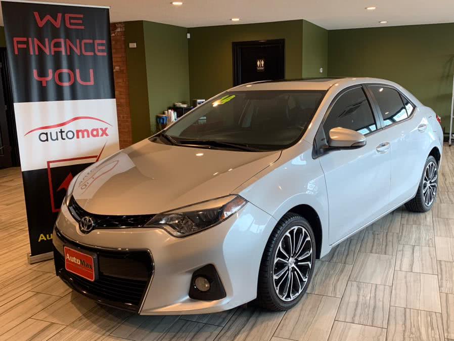 2014 Toyota Corolla 4dr Sdn CVT S Plus, available for sale in West Hartford, Connecticut | AutoMax. West Hartford, Connecticut