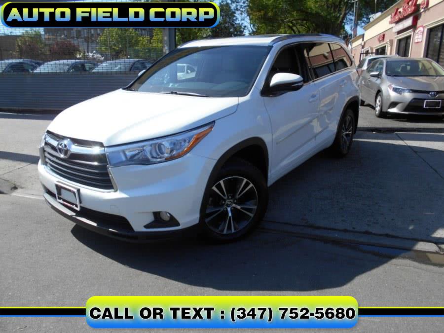 2016 Toyota Highlander AWD 4dr V6 XLE (Natl), available for sale in Jamaica, New York | Auto Field Corp. Jamaica, New York