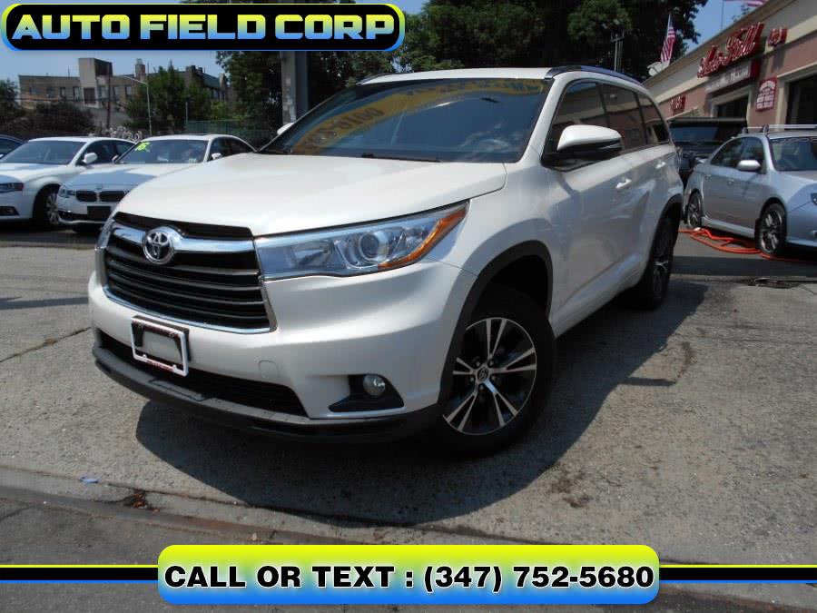 2016 Toyota Highlander FWD 4dr V6 XLE (Natl), available for sale in Jamaica, New York | Auto Field Corp. Jamaica, New York