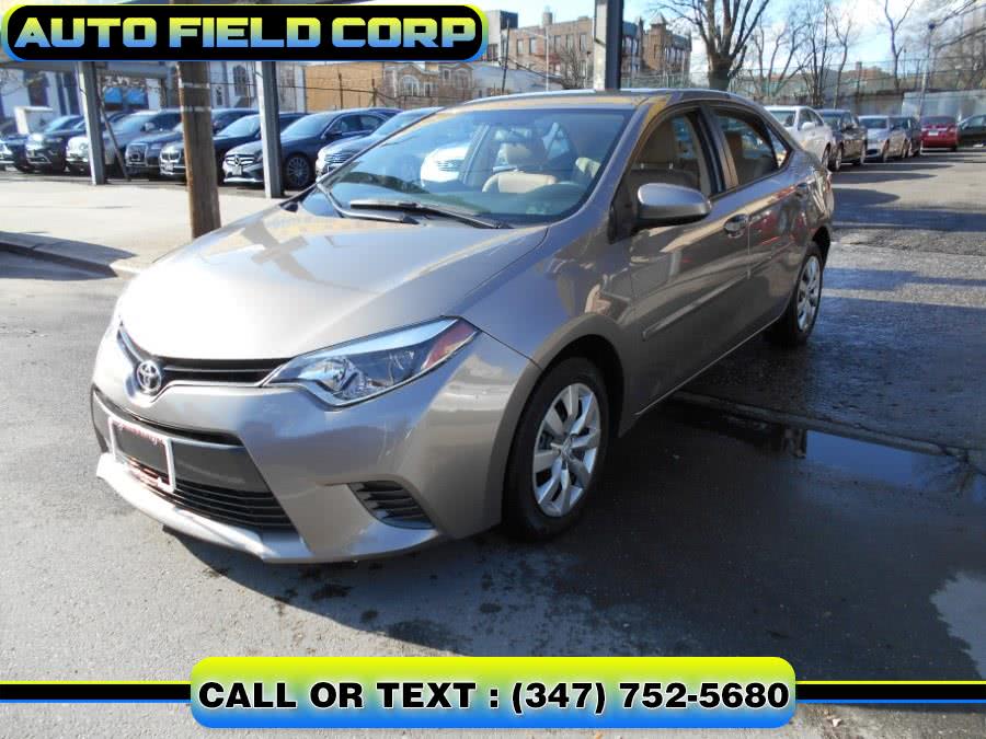 2016 Toyota Corolla 4dr Sdn CVT LE (Natl), available for sale in Jamaica, New York | Auto Field Corp. Jamaica, New York