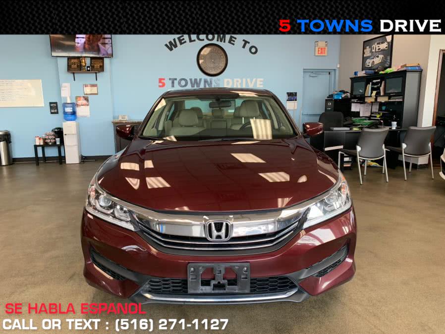 2017 Honda Accord Sedan LX CVT, available for sale in Inwood, New York | 5 Towns Drive. Inwood, New York