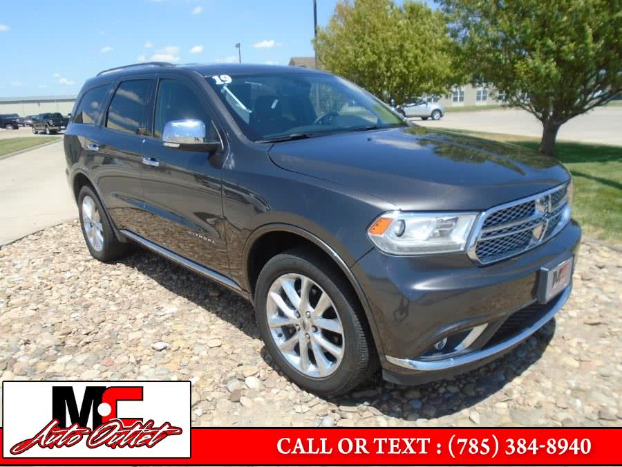 2019 Dodge Durango Citadel AWD, available for sale in Colby, Kansas | M C Auto Outlet Inc. Colby, Kansas