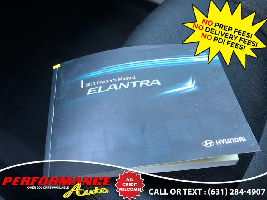 2012 Hyundai Elantra 4dr Sdn Auto Limited PZEV, available for sale in Bohemia, New York | Performance Auto Inc. Bohemia, New York 2012 Hyundai Elantra 4dr Sdn Auto Limited PZEV, available for sale in Bohemia, New York | Performance Auto Inc. Bohemia, New York