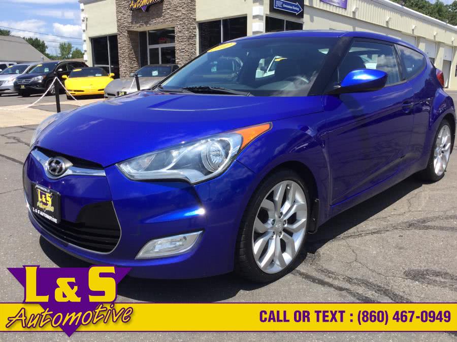 2012 Hyundai Veloster 3dr Cpe Man w/Black Int, available for sale in Plantsville, Connecticut | L&S Automotive LLC. Plantsville, Connecticut