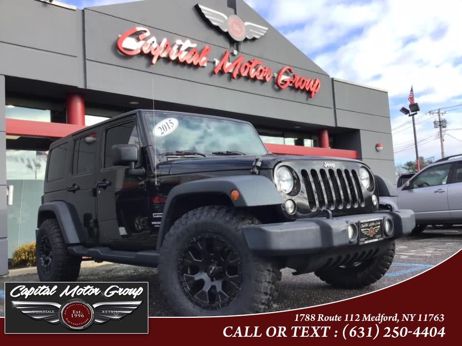 Used Jeep Wrangler Unlimited 4WD 4dr Sport 2015 | Capital Motor Group Inc. Medford, New York