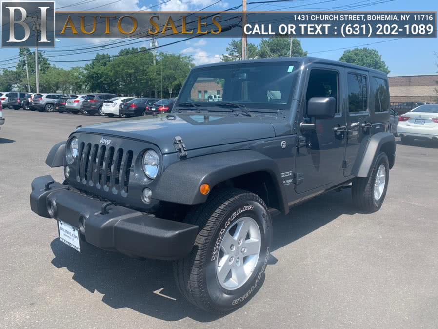 2018 Jeep Wrangler JK Unlimited Sport 4x4, available for sale in Bohemia, New York | B I Auto Sales. Bohemia, New York