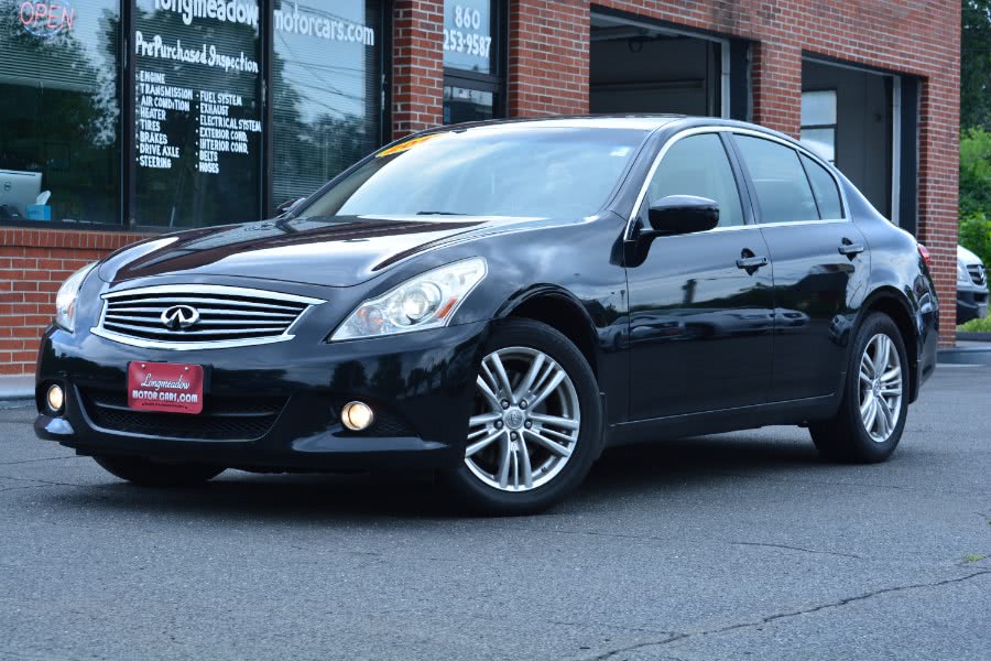 2012 INFINITI G25 Sedan 4dr x AWD, available for sale in ENFIELD, Connecticut | Longmeadow Motor Cars. ENFIELD, Connecticut