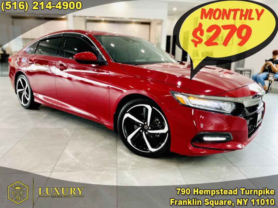 2018 Honda Accord Sedan Sport CVT, available for sale in Franklin Square, New York | Luxury Motor Club. Franklin Square, New York