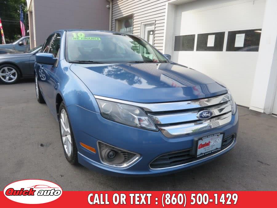 2010 Ford Fusion 4dr Sdn SEL FWD, available for sale in Bristol, Connecticut | Quick Auto LLC. Bristol, Connecticut