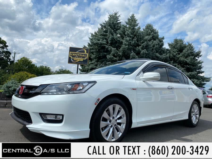 2013 Honda Accord Sdn 4dr V6 Auto EX-L, available for sale in East Windsor, Connecticut | Central A/S LLC. East Windsor, Connecticut