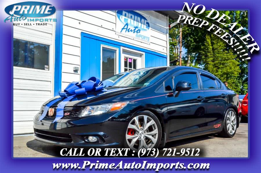 2012 Honda Civic Sdn 4dr Man Si, available for sale in Bloomingdale, New Jersey | Prime Auto Imports. Bloomingdale, New Jersey
