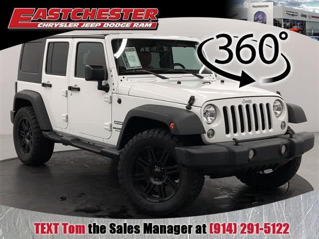 2017 Jeep Wrangler Unlimited Sport, available for sale in Bronx, New York | Eastchester Motor Cars. Bronx, New York