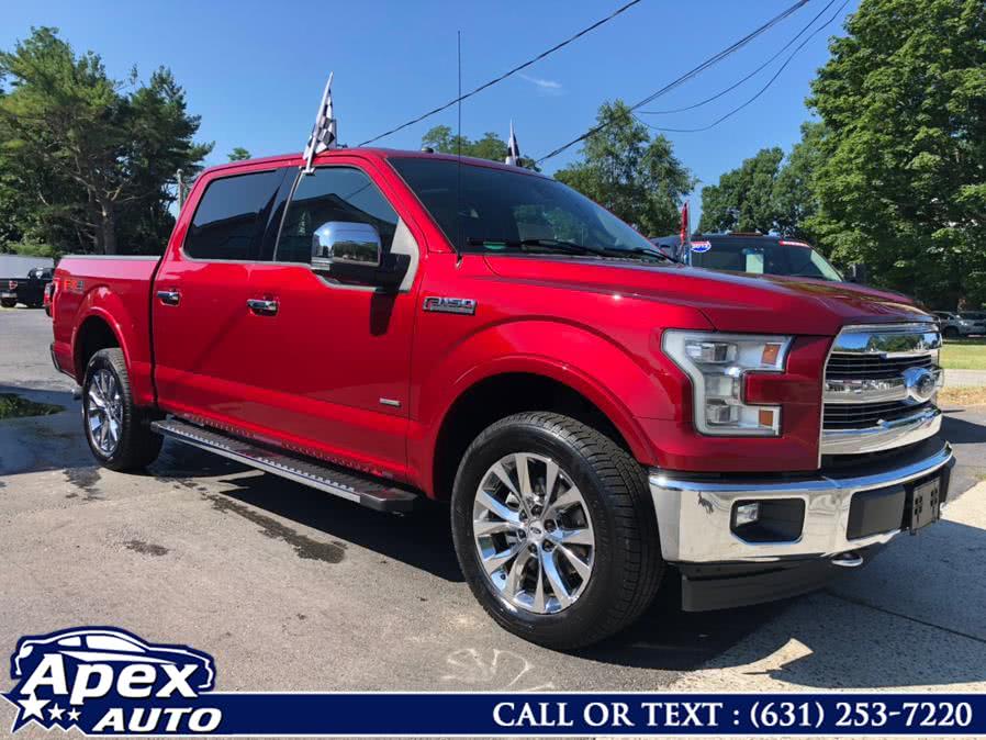 2017 Ford F-150 Lariat 4WD SuperCrew 6.5'' Box, available for sale in Selden, New York | Apex Auto. Selden, New York 2017 Ford F-150 Lariat 4WD SuperCrew 6.5'' Box, available for sale in Selden, New York | Apex Auto. Selden, New York