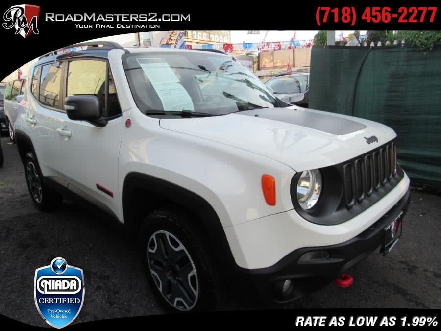2017 Jeep Renegade Trailhawk 4x4, available for sale in Middle Village, New York | Road Masters II INC. Middle Village, New York 2017 Jeep Renegade Trailhawk 4x4, available for sale in Middle Village, New York | Road Masters II INC. Middle Village, New York