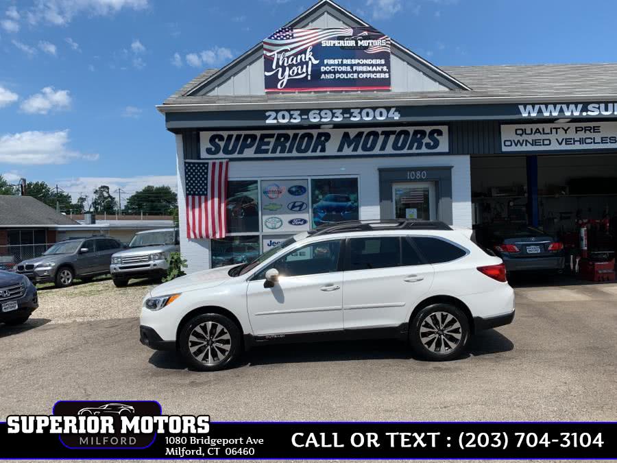 2017 Subaru Outback LIMITED 2.5i Limited, available for sale in Milford, Connecticut | Superior Motors LLC. Milford, Connecticut