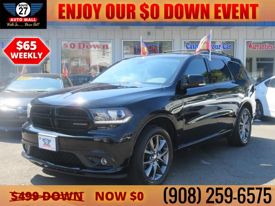 Used Dodge Durango GT AWD 2017 | Route 27 Auto Mall. Linden, New Jersey Used Dodge Durango GT AWD 2017 | Route 27 Auto Mall. Linden, New Jersey