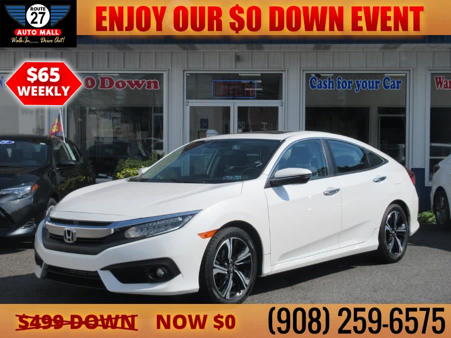2017 Honda Civic Sedan Touring CVT, available for sale in Linden, New Jersey | Route 27 Auto Mall. Linden, New Jersey 2017 Honda Civic Sedan Touring CVT, available for sale in Linden, New Jersey | Route 27 Auto Mall. Linden, New Jersey