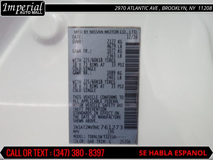 Used Nissan Rogue AWD SL 2017 | Imperial Auto Mall. Brooklyn, New York Used Nissan Rogue AWD SL 2017 | Imperial Auto Mall. Brooklyn, New York