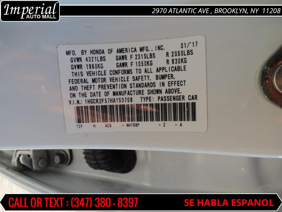 2017 Honda Accord Sedan Sport CVT, available for sale in Brooklyn, New York | Imperial Auto Mall. Brooklyn, New York 2017 Honda Accord Sedan Sport CVT, available for sale in Brooklyn, New York | Imperial Auto Mall. Brooklyn, New York