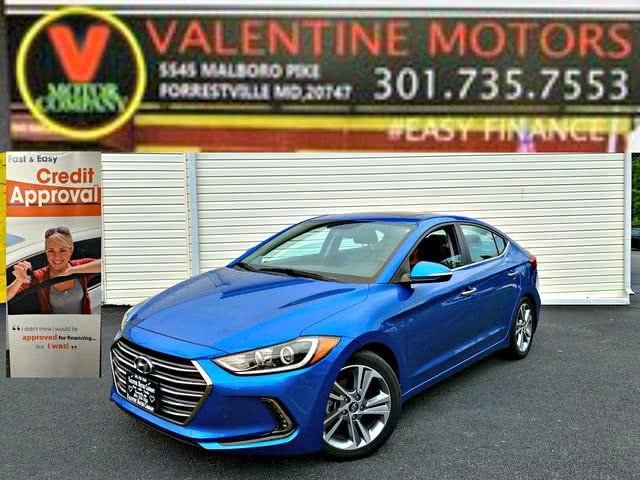 2017 Hyundai Elantra Limited, available for sale in Forestville, Maryland | Valentine Motor Company. Forestville, Maryland