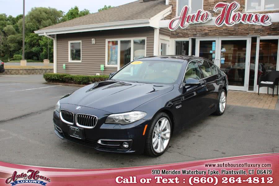 2016 BMW 5 Series 4dr Sdn 535i xDrive AWD, available for sale in Plantsville, Connecticut | Auto House of Luxury. Plantsville, Connecticut