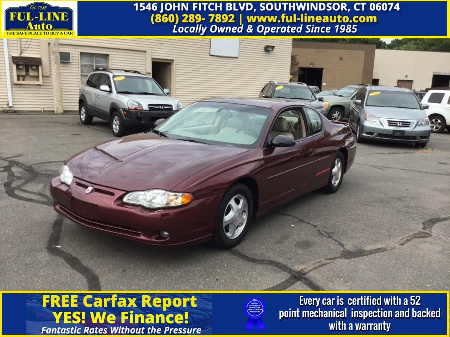 2001 Chevrolet Monte Carlo 2dr Cpe SS, available for sale in South Windsor , Connecticut | Ful-line Auto LLC. South Windsor , Connecticut