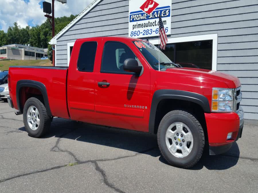 2008 Chevrolet Silverado 1500 4WD Ext Cab 143.5" LT w/1LT, available for sale in Thomaston, CT