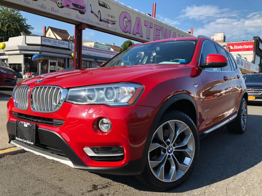 2017 BMW X3 xDrive28i Sports Activity Vehicle, available for sale in Jamaica, New York | Gateway Car Dealer Inc. Jamaica, New York