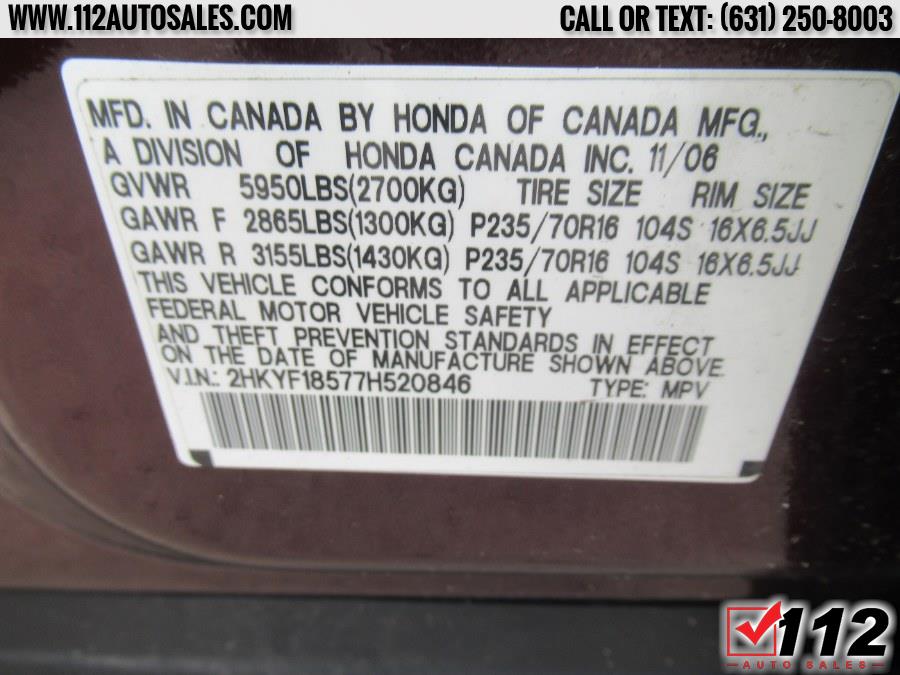 2007 Honda Pilot 4WD 4dr EX-L, available for sale in Patchogue, New York | 112 Auto Sales. Patchogue, New York 2007 Honda Pilot 4WD 4dr EX-L, available for sale in Patchogue, New York | 112 Auto Sales. Patchogue, New York