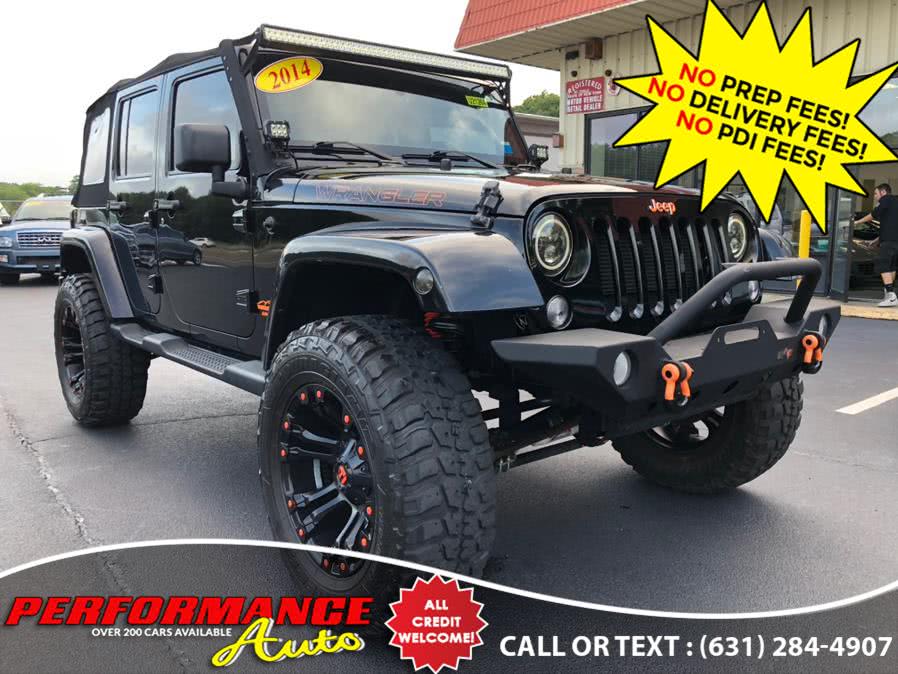 2014 Jeep Wrangler Unlimited 4WD 4dr Sport, available for sale in Bohemia, New York | Performance Auto Inc. Bohemia, New York