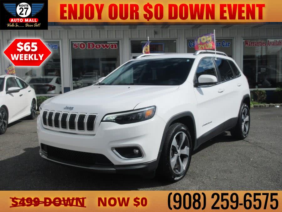 2019 Jeep Cherokee Limited FWD, available for sale in Linden, New Jersey | Route 27 Auto Mall. Linden, New Jersey