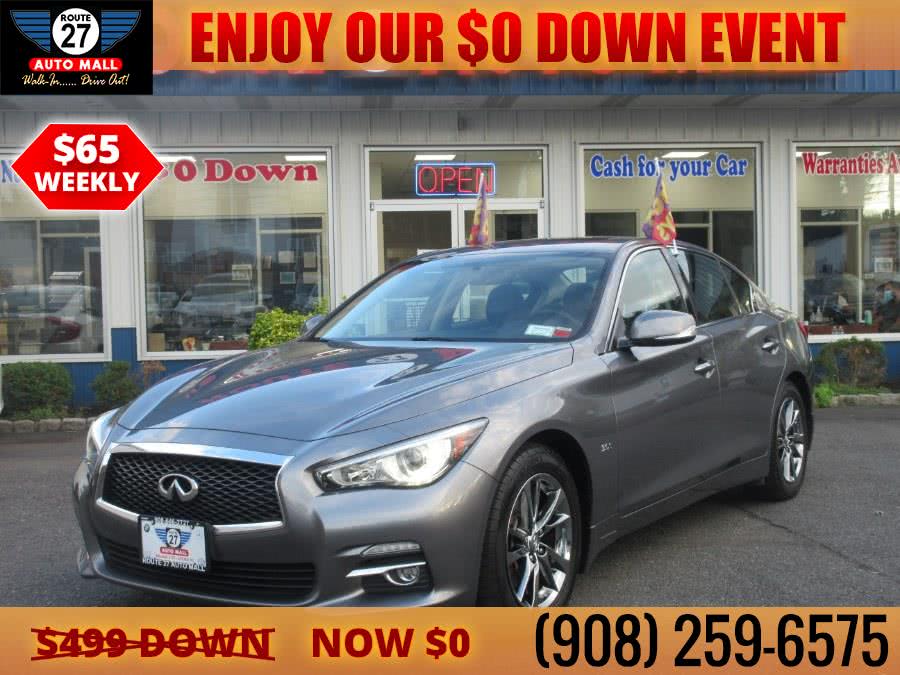 Used INFINITI Q50 3.0t Signature Edition AWD 2017 | Route 27 Auto Mall. Linden, New Jersey Used INFINITI Q50 3.0t Signature Edition AWD 2017 | Route 27 Auto Mall. Linden, New Jersey