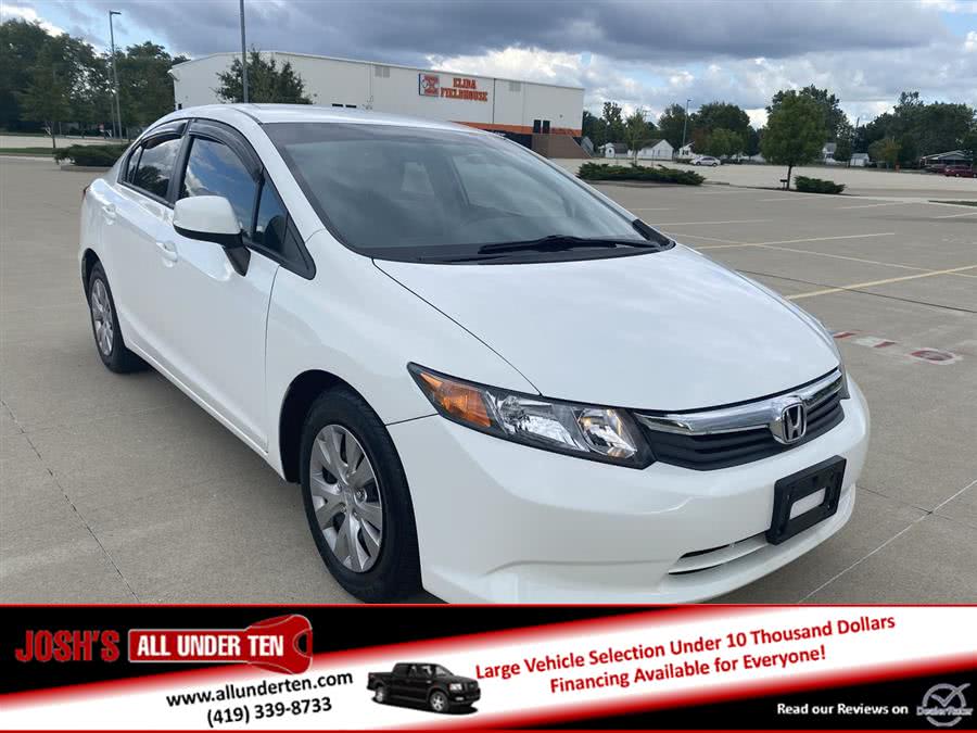 2012 Honda Civic Sdn 4dr Auto LX, available for sale in Elida, Ohio | Josh's All Under Ten LLC. Elida, Ohio