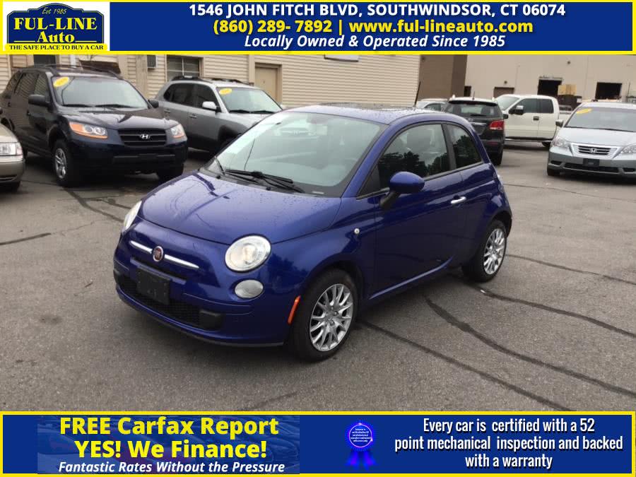 2013 FIAT 500 2dr HB Pop, available for sale in South Windsor , Connecticut | Ful-line Auto LLC. South Windsor , Connecticut
