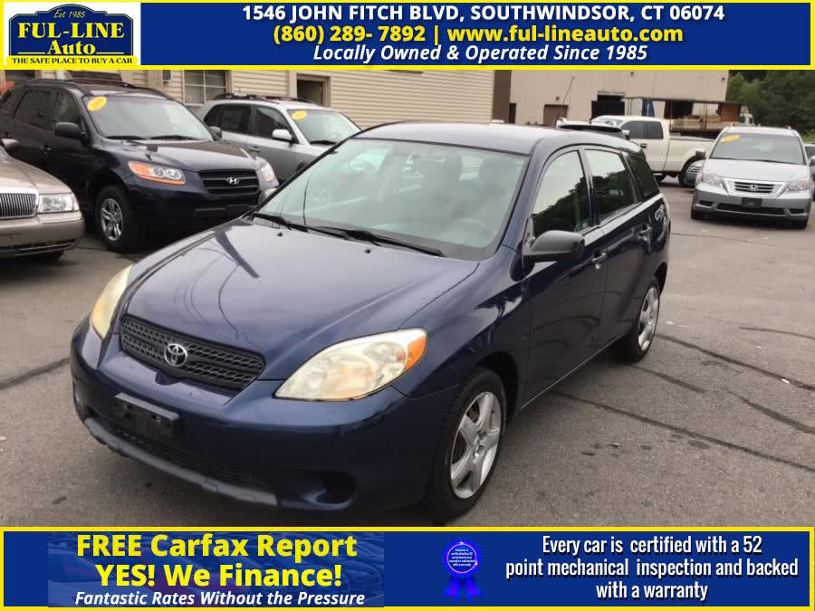 2007 Toyota Matrix 5dr Wgn Auto STD (Natl), available for sale in South Windsor , Connecticut | Ful-line Auto LLC. South Windsor , Connecticut