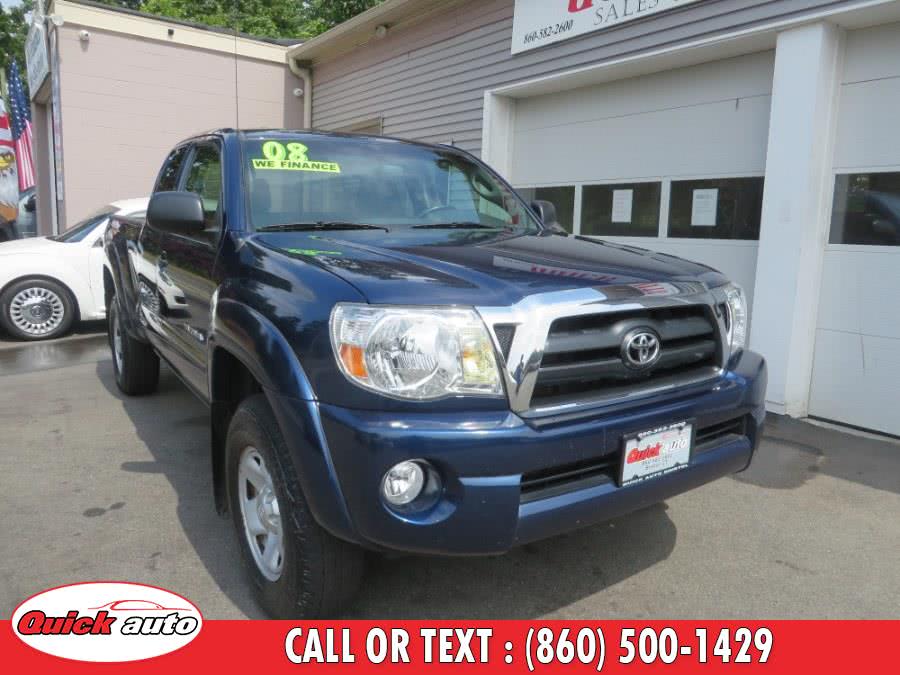 2008 Toyota Tacoma 4WD Access V6 AT (Natl), available for sale in Bristol, Connecticut | Quick Auto LLC. Bristol, Connecticut