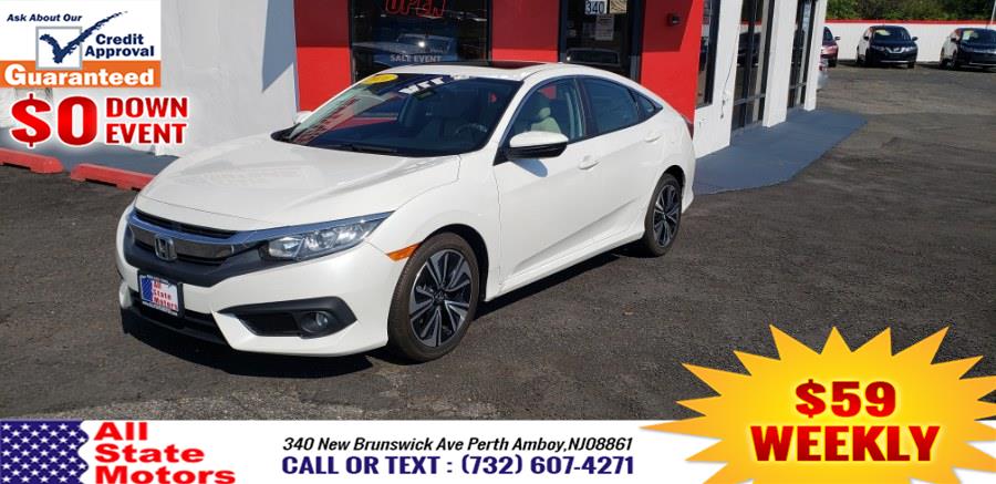 2016 Honda Civic Sedan 4dr CVT EX-T w/Honda Sensing, available for sale in Perth Amboy, New Jersey | All State Motor Inc. Perth Amboy, New Jersey 2016 Honda Civic Sedan 4dr CVT EX-T w/Honda Sensing, available for sale in Perth Amboy, New Jersey | All State Motor Inc. Perth Amboy, New Jersey