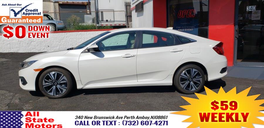 2016 Honda Civic Sedan 4dr CVT EX-T w/Honda Sensing, available for sale in Perth Amboy, New Jersey | All State Motor Inc. Perth Amboy, New Jersey 2016 Honda Civic Sedan 4dr CVT EX-T w/Honda Sensing, available for sale in Perth Amboy, New Jersey | All State Motor Inc. Perth Amboy, New Jersey