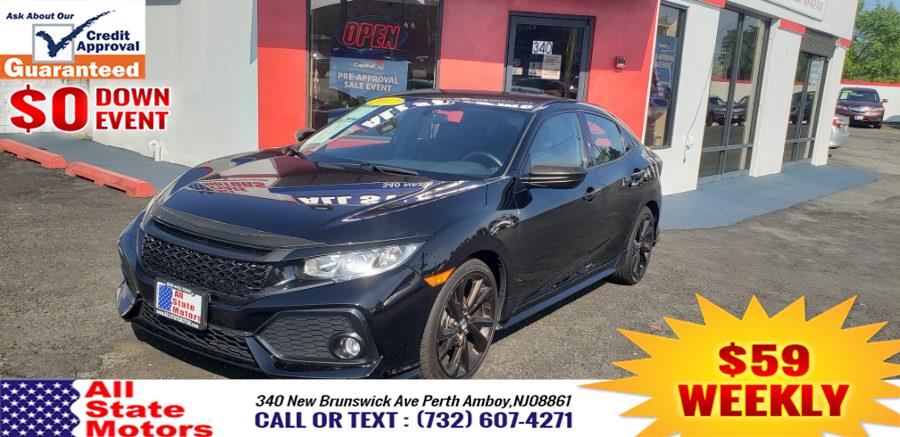 2017 Honda Civic Hatchback Sport CVT, available for sale in Perth Amboy, New Jersey | All State Motor Inc. Perth Amboy, New Jersey 2017 Honda Civic Hatchback Sport CVT, available for sale in Perth Amboy, New Jersey | All State Motor Inc. Perth Amboy, New Jersey
