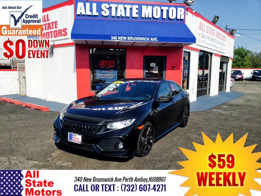 2017 Honda Civic Hatchback Sport CVT, available for sale in Perth Amboy, New Jersey | All State Motor Inc. Perth Amboy, New Jersey