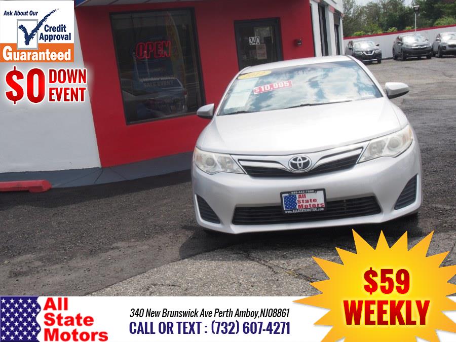 2012 Toyota Camry 4dr Sdn I4 Auto LE (Natl), available for sale in Perth Amboy, New Jersey | All State Motor Inc. Perth Amboy, New Jersey 2012 Toyota Camry 4dr Sdn I4 Auto LE (Natl), available for sale in Perth Amboy, New Jersey | All State Motor Inc. Perth Amboy, New Jersey
