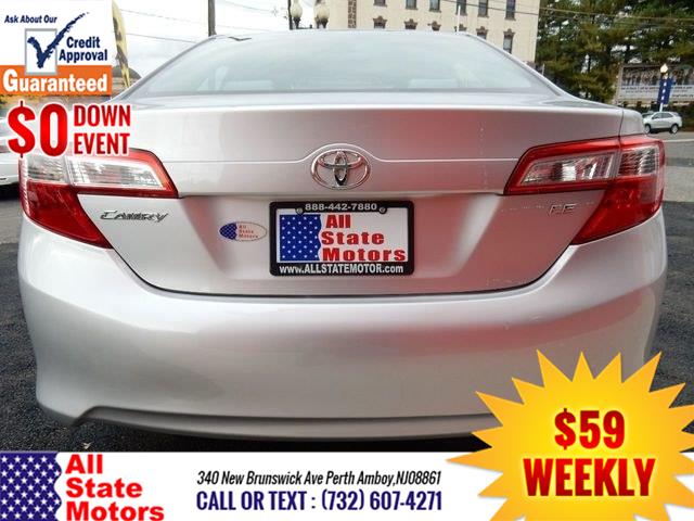 2012 Toyota Camry 4dr Sdn I4 Auto LE (Natl), available for sale in Perth Amboy, New Jersey | All State Motor Inc. Perth Amboy, New Jersey 2012 Toyota Camry 4dr Sdn I4 Auto LE (Natl), available for sale in Perth Amboy, New Jersey | All State Motor Inc. Perth Amboy, New Jersey