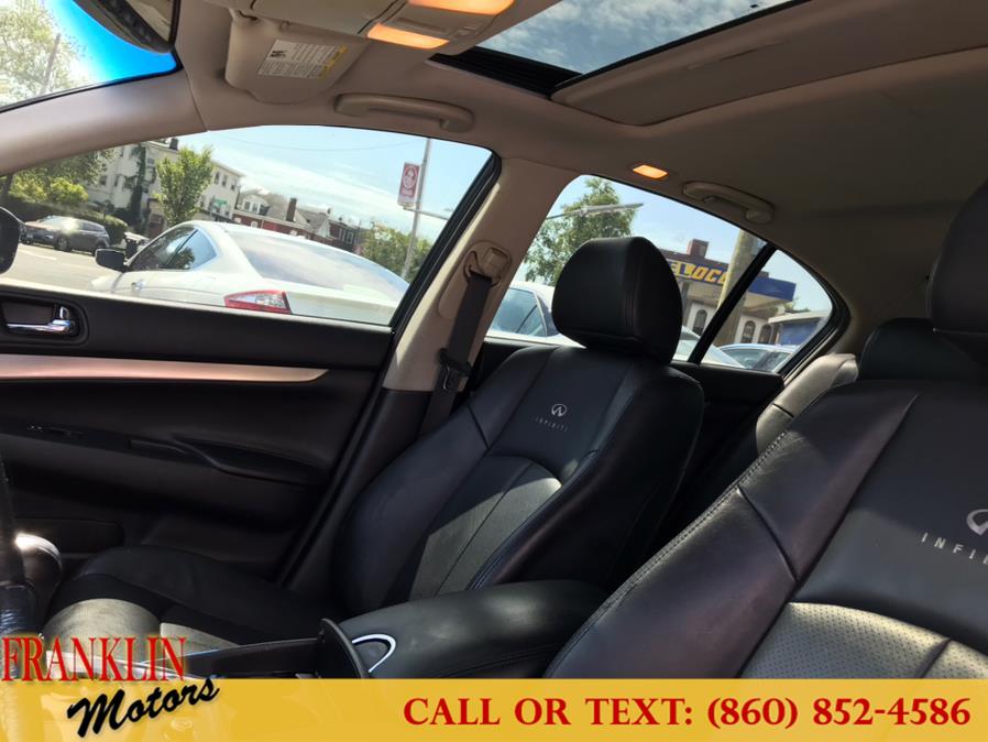 2013 Infiniti G37 Sedan 4dr x AWD, available for sale in Hartford, Connecticut | Franklin Motors Auto Sales LLC. Hartford, Connecticut 2013 Infiniti G37 Sedan 4dr x AWD, available for sale in Hartford, Connecticut | Franklin Motors Auto Sales LLC. Hartford, Connecticut
