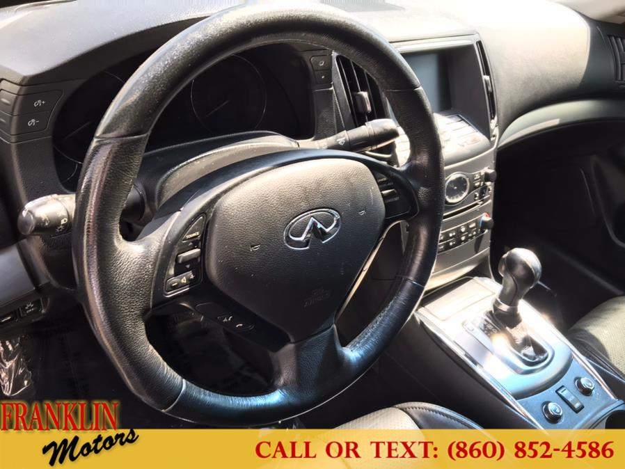 2013 Infiniti G37 Sedan 4dr x AWD, available for sale in Hartford, Connecticut | Franklin Motors Auto Sales LLC. Hartford, Connecticut 2013 Infiniti G37 Sedan 4dr x AWD, available for sale in Hartford, Connecticut | Franklin Motors Auto Sales LLC. Hartford, Connecticut
