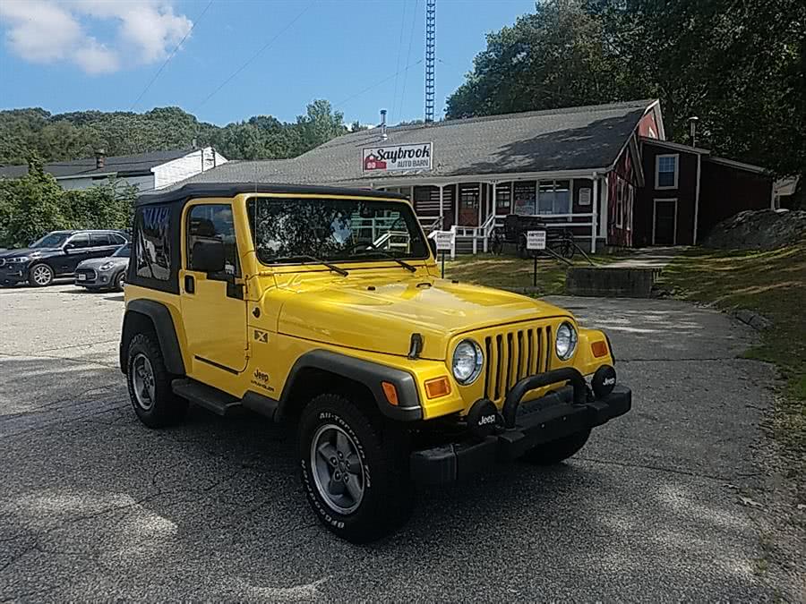2004 Jeep Wrangler 2dr X, available for sale in Old Saybrook, Connecticut | Saybrook Auto Barn. Old Saybrook, Connecticut