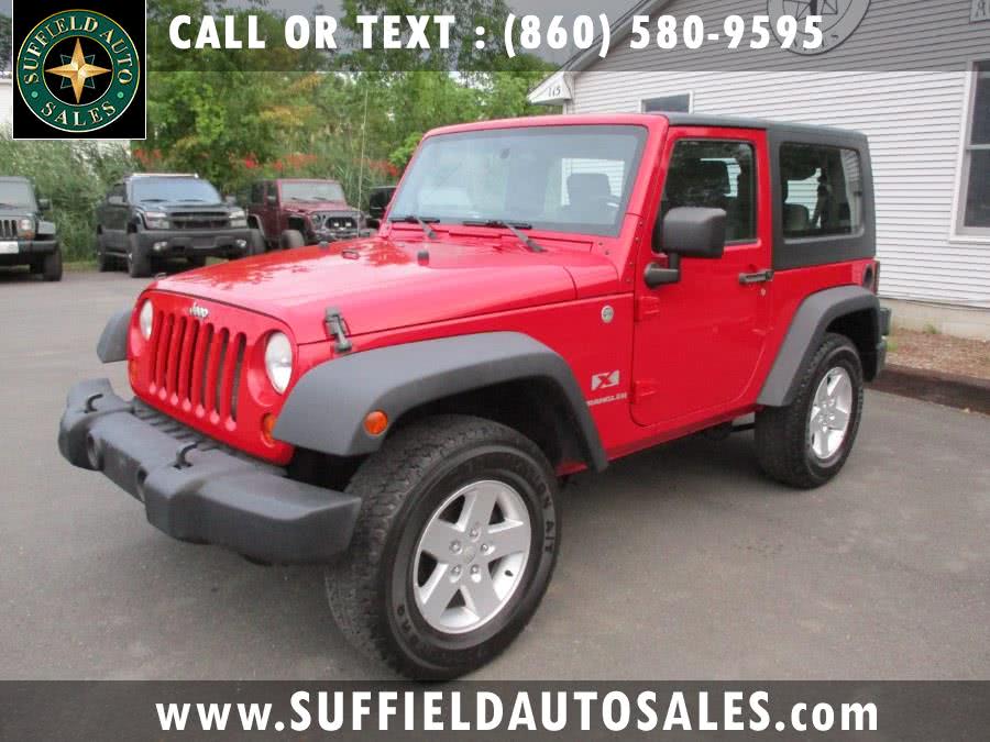 2007 Jeep Wrangler 4WD 2dr X, available for sale in Suffield, Connecticut | Suffield Auto LLC. Suffield, Connecticut