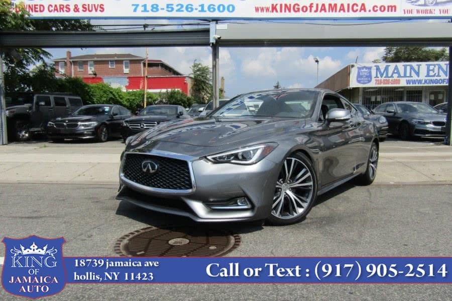 2019 INFINITI Q60 3.0t LUXE RWD, available for sale in Hollis, New York | King of Jamaica Auto Inc. Hollis, New York