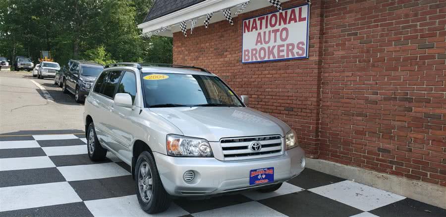 2004 Toyota Highlander 4dr V6 FWD, available for sale in Waterbury, Connecticut | National Auto Brokers, Inc.. Waterbury, Connecticut