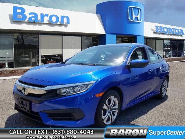 2017 Honda Civic Sedan LX CVT, available for sale in Patchogue, New York | Baron Supercenter. Patchogue, New York